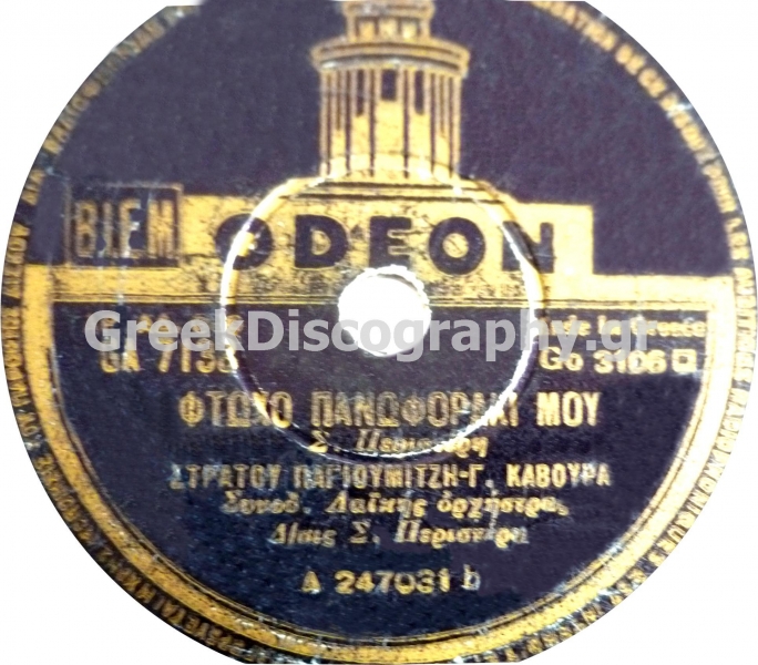 GA-7138 ΦΤΩΧΟ ΠΑΝΩΦΟΡΑΚΙ ΜΟΥ