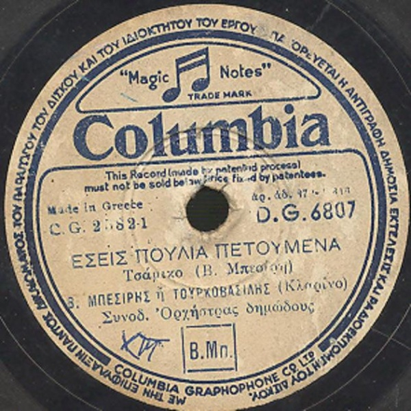 DG-6807 ΕΣΕΙΣ ΠΟΥΛΙΑ ΠΕΤΟΥΜΕΝΑ