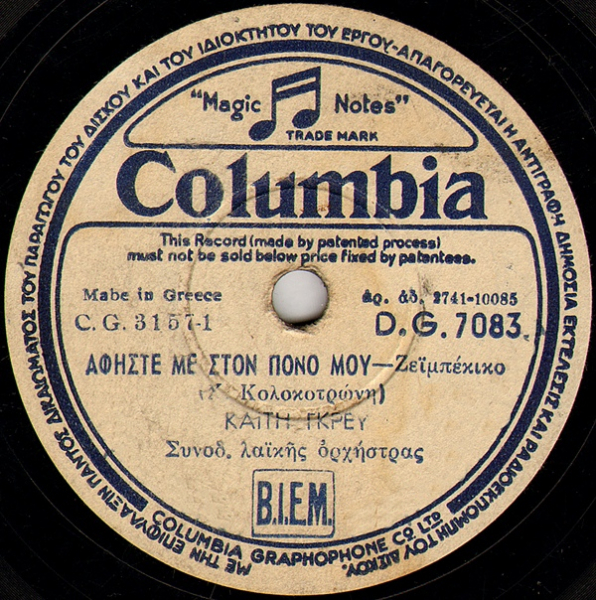 DG-7083 ΑΦΗΣΤΕ ΜΕ ΣΤΟΝ ΠΟΝΟ ΜΟΥ