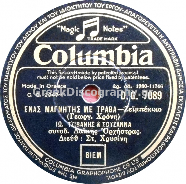 DG-7089 ΕΝΑΣ ΜΑΓΝΗΤΗΣ ΜΕ ΤΡΑΒΑ